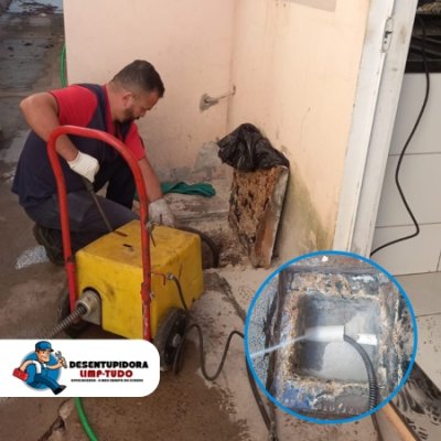 Desentupimento de caixa de gordura em Novo Horizonte